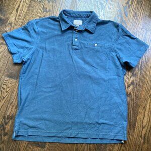 Jachs New York Men’s Blue Short Sleeve Polo Shirt SIZE LARGE